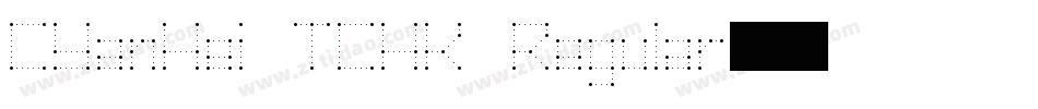CYanHei TCHK Regular字体转换